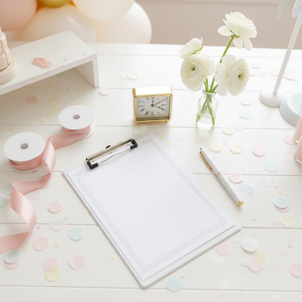 Baby Shower Itinerary: The Hour-by-Hour Template