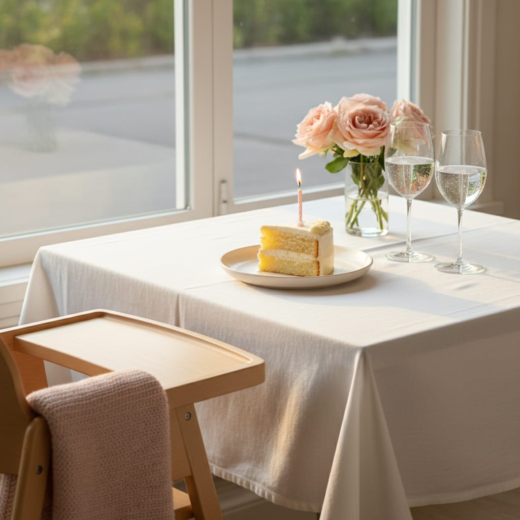 Eating Out With a Baby at Bedtime: The Celebration Plan