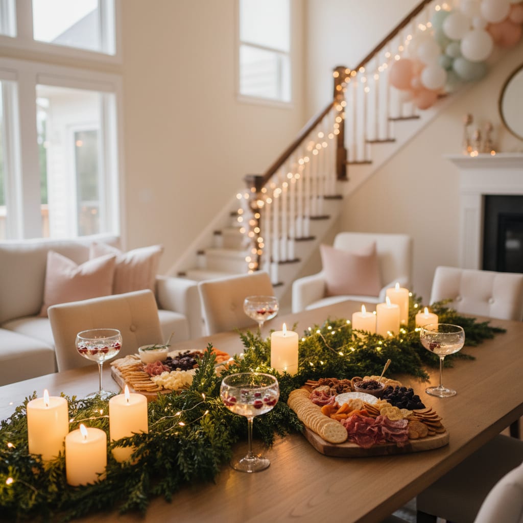 How to Host a Holiday Party With a Baby Asleep Upstairs