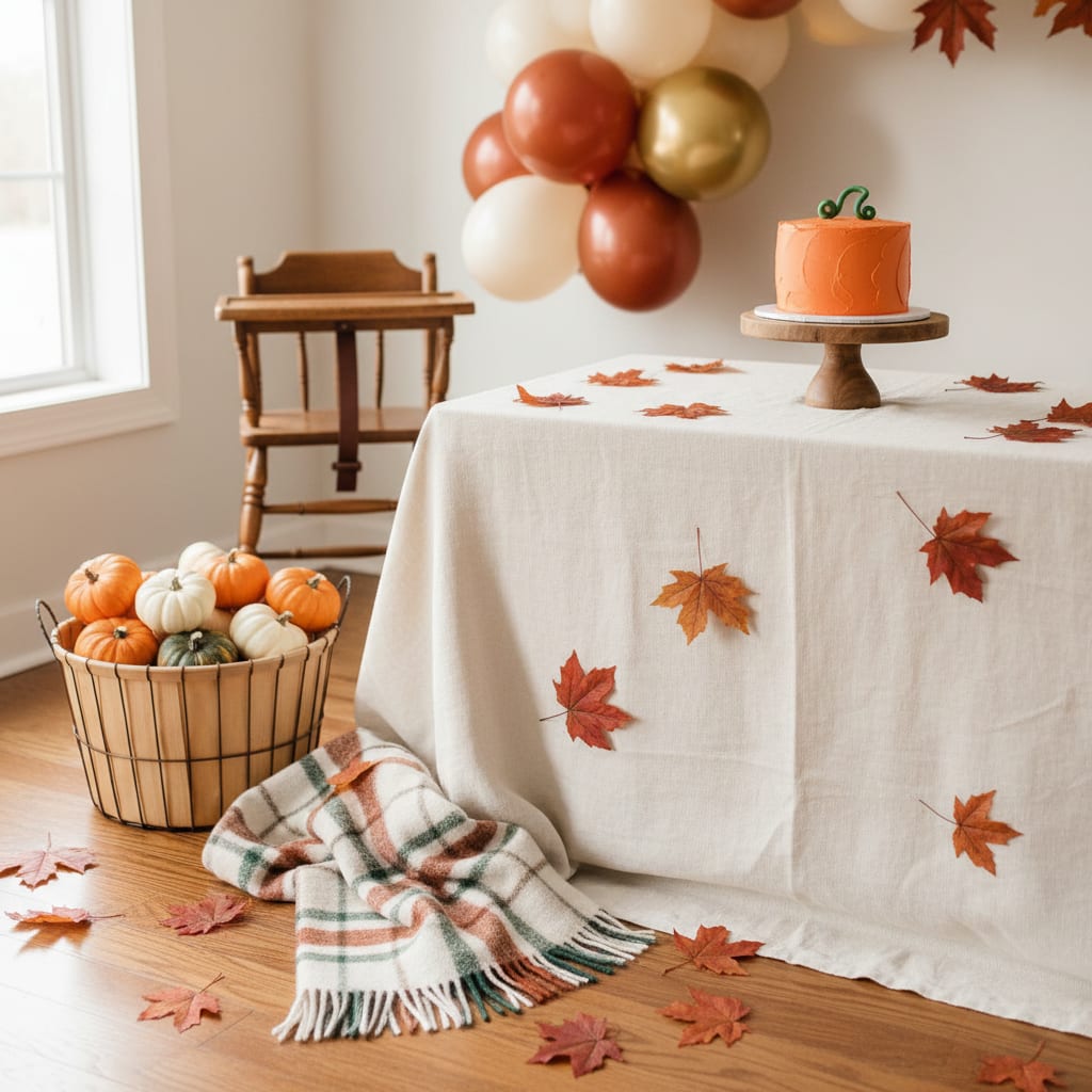 Little Pumpkin First Birthday Ideas for Fall Babies