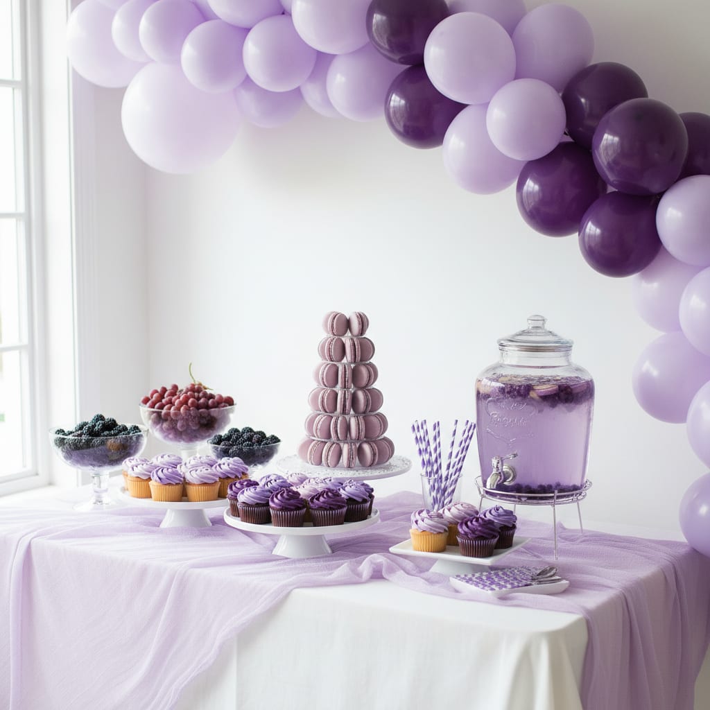 Purple Color Party Ideas: Lilac to Grape, All the Fun